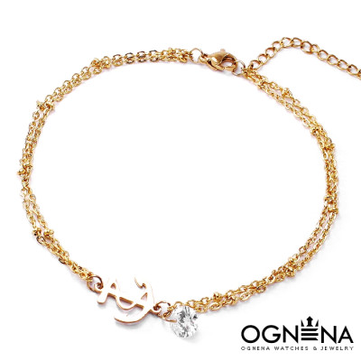 Гривна за крак Кан Gold