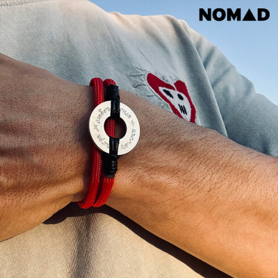 Гривна NOMAD Amulet Circle Red