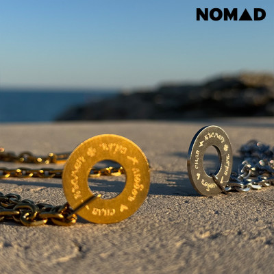 Колие NOMAD Circle Chain Silver