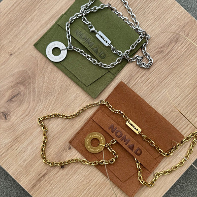 Колие NOMAD Circle Chain Gold