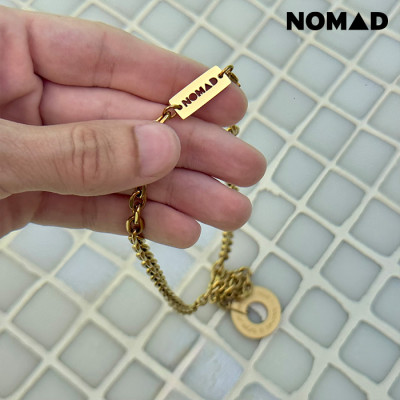 Колие NOMAD Circle Chain Gold