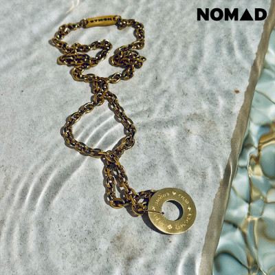 Колие NOMAD Circle Chain Gold