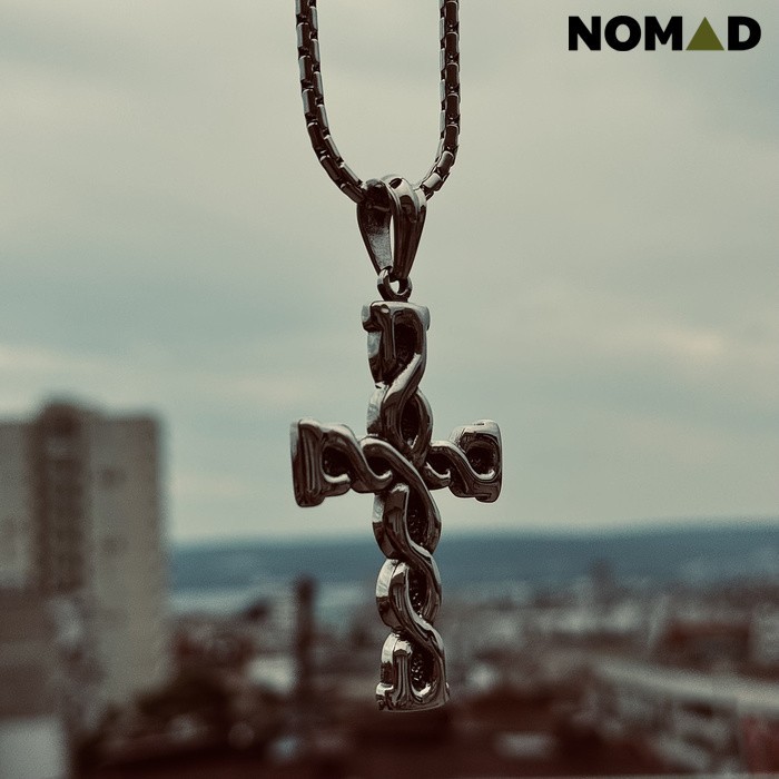Колие NOMAD - CROSS SIPIRAL