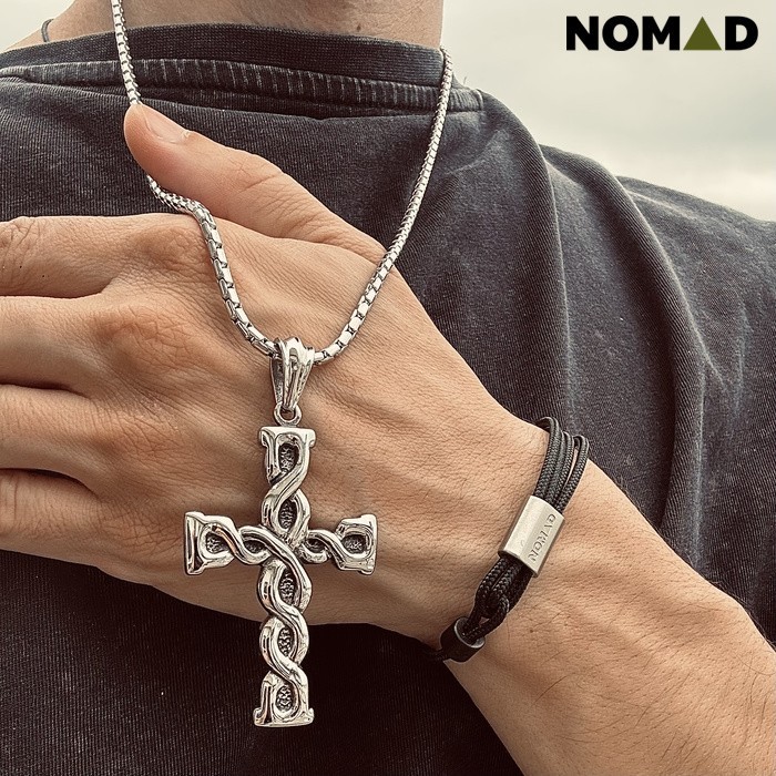 Колие NOMAD - CROSS SIPIRAL