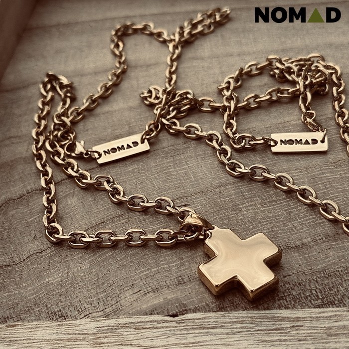 Колие NOMAD - SQUARE CROSS