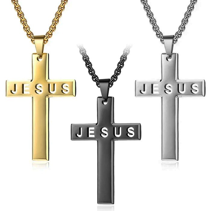 Колие NOMAD CROSS JESUS