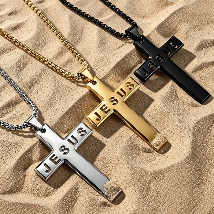 Колие NOMAD CROSS JESUS